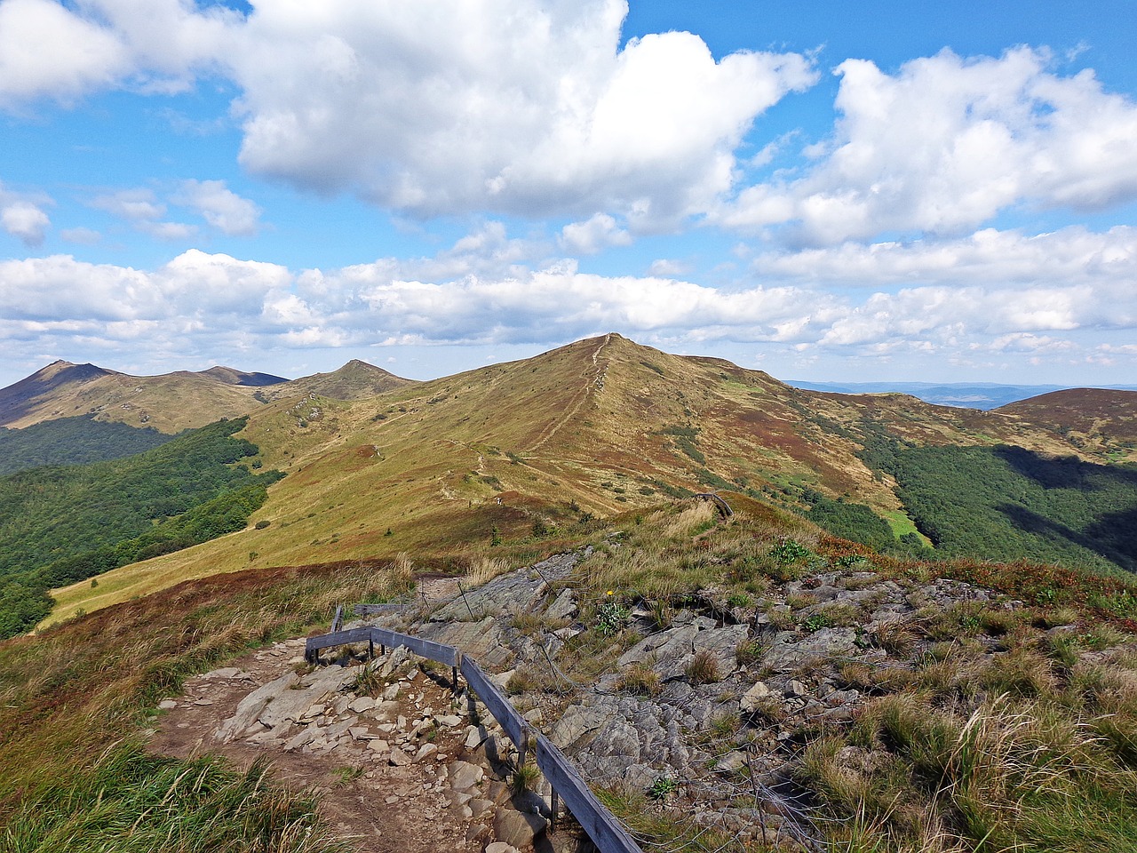 mountains landscape view free photo