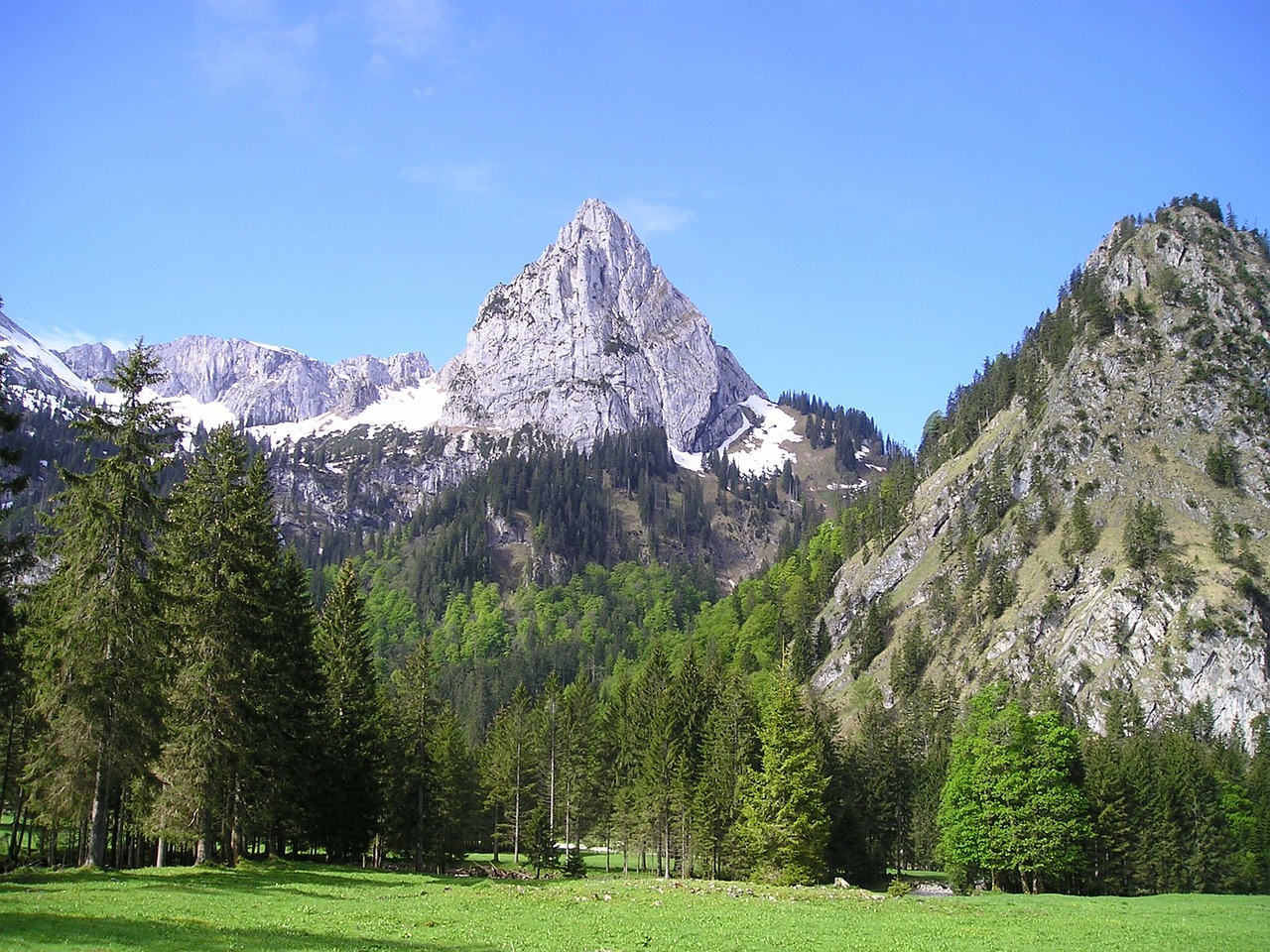 mountains alpine geiselstein free photo