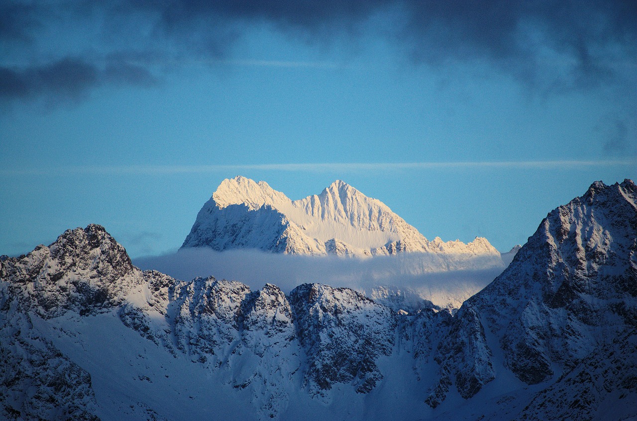 mountains snow cliffs free photo