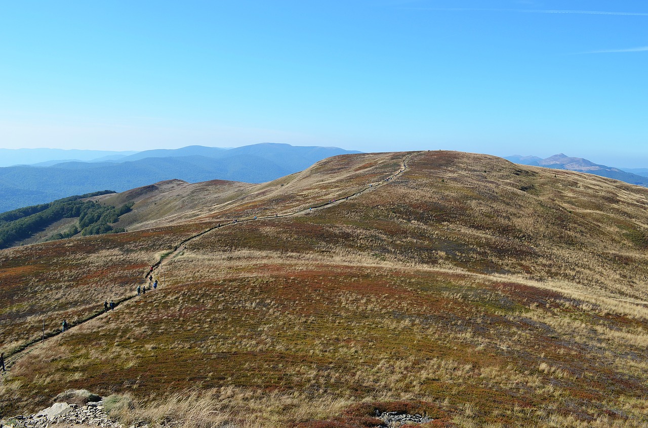 mountains landscape view free photo