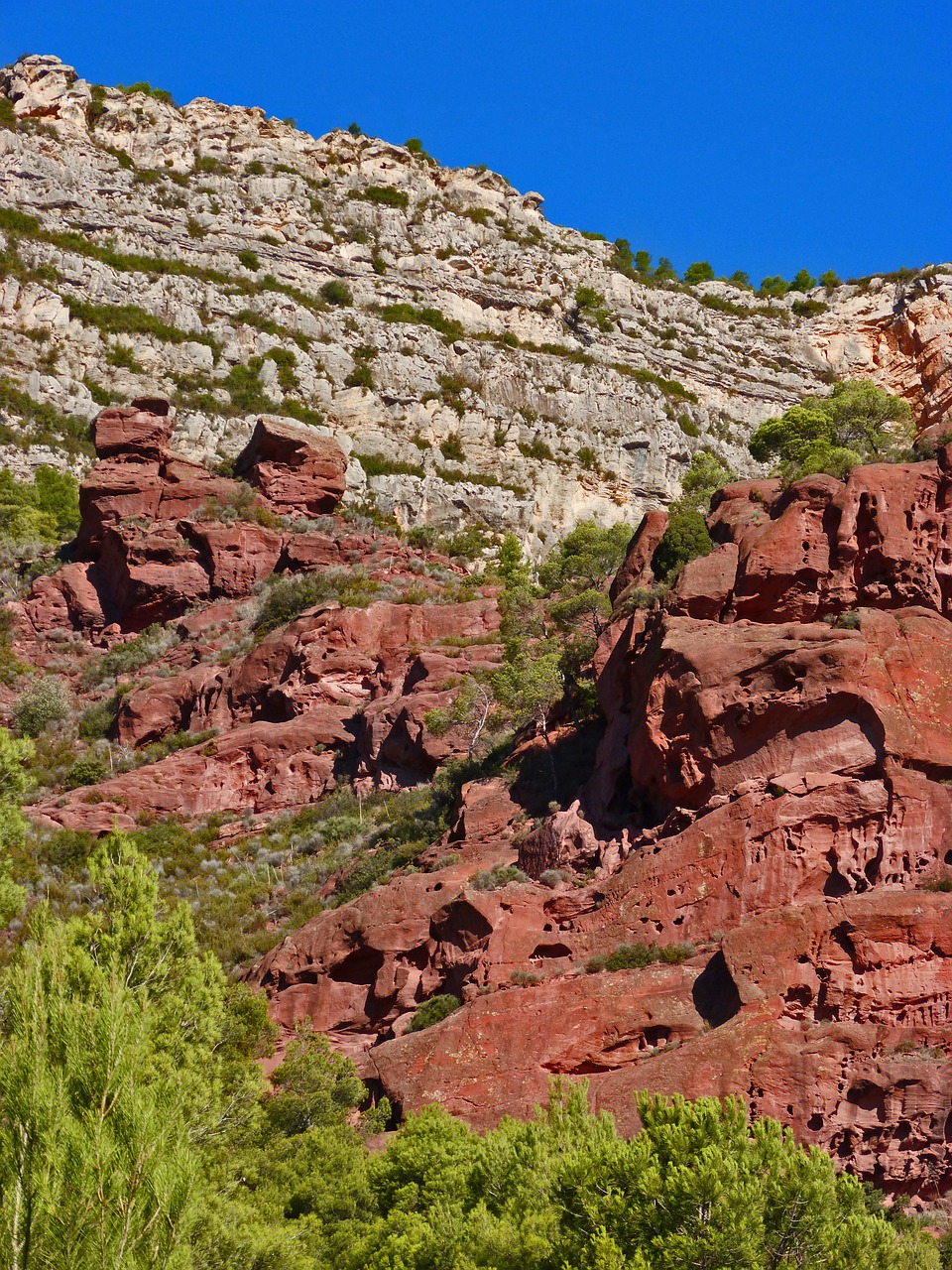 mountains montsant rocks free photo