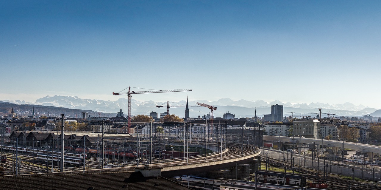 swiss city cityscape free photo