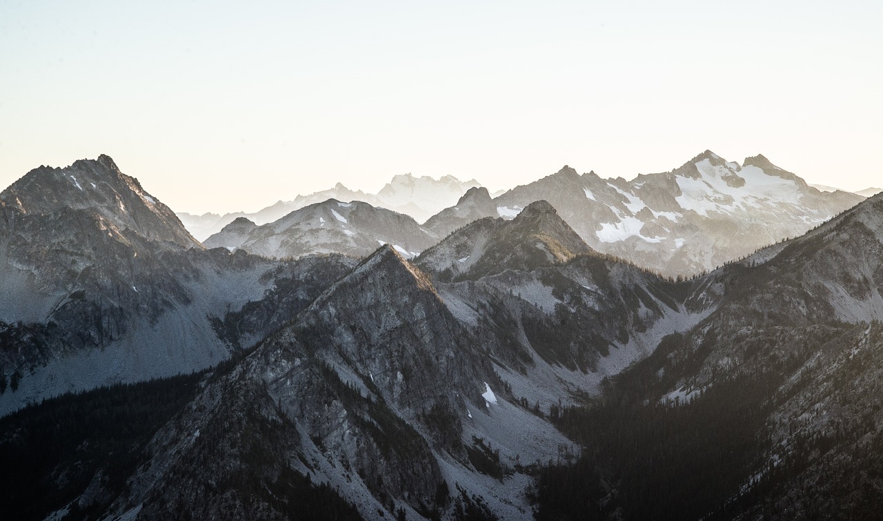 mountains landscape mountain top free photo