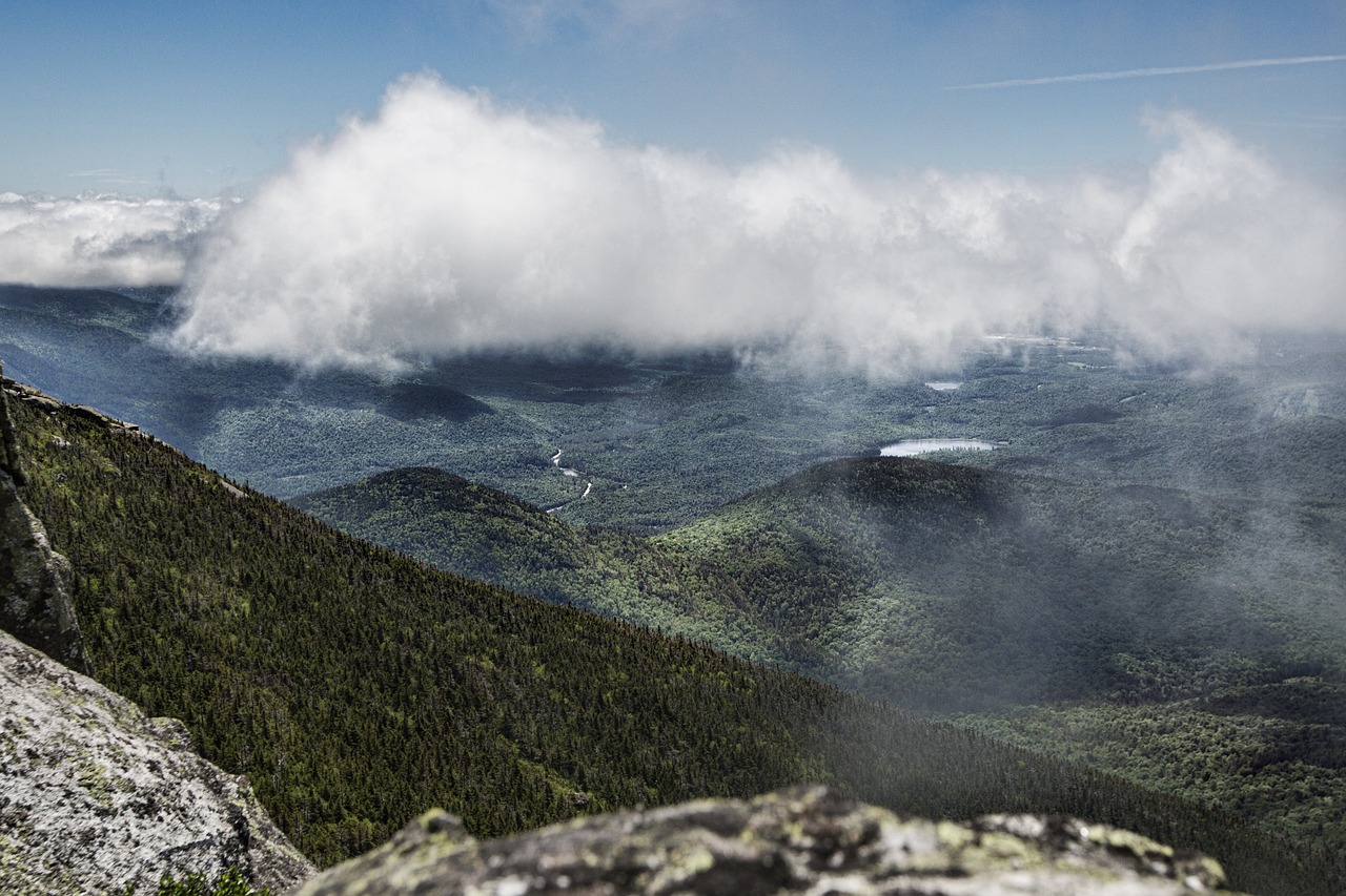 mountains landscape clouds landscape free photo