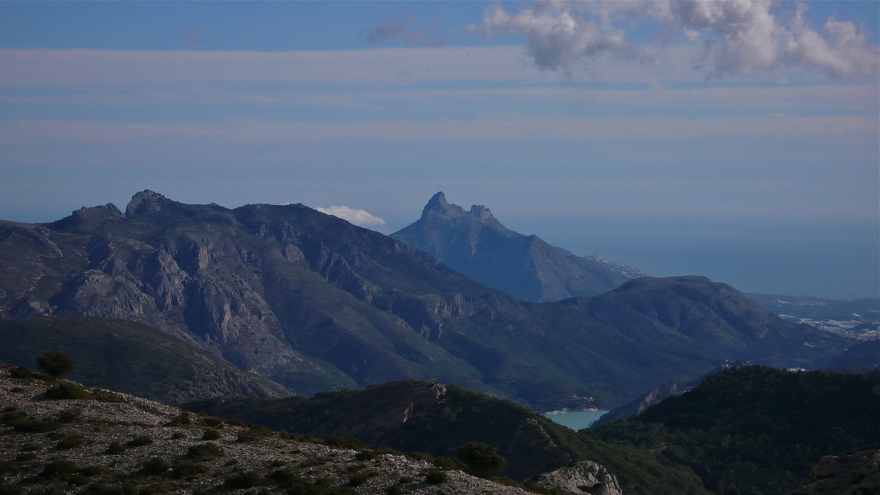 mountains of alicante landscapes landscapes of mountains free photo