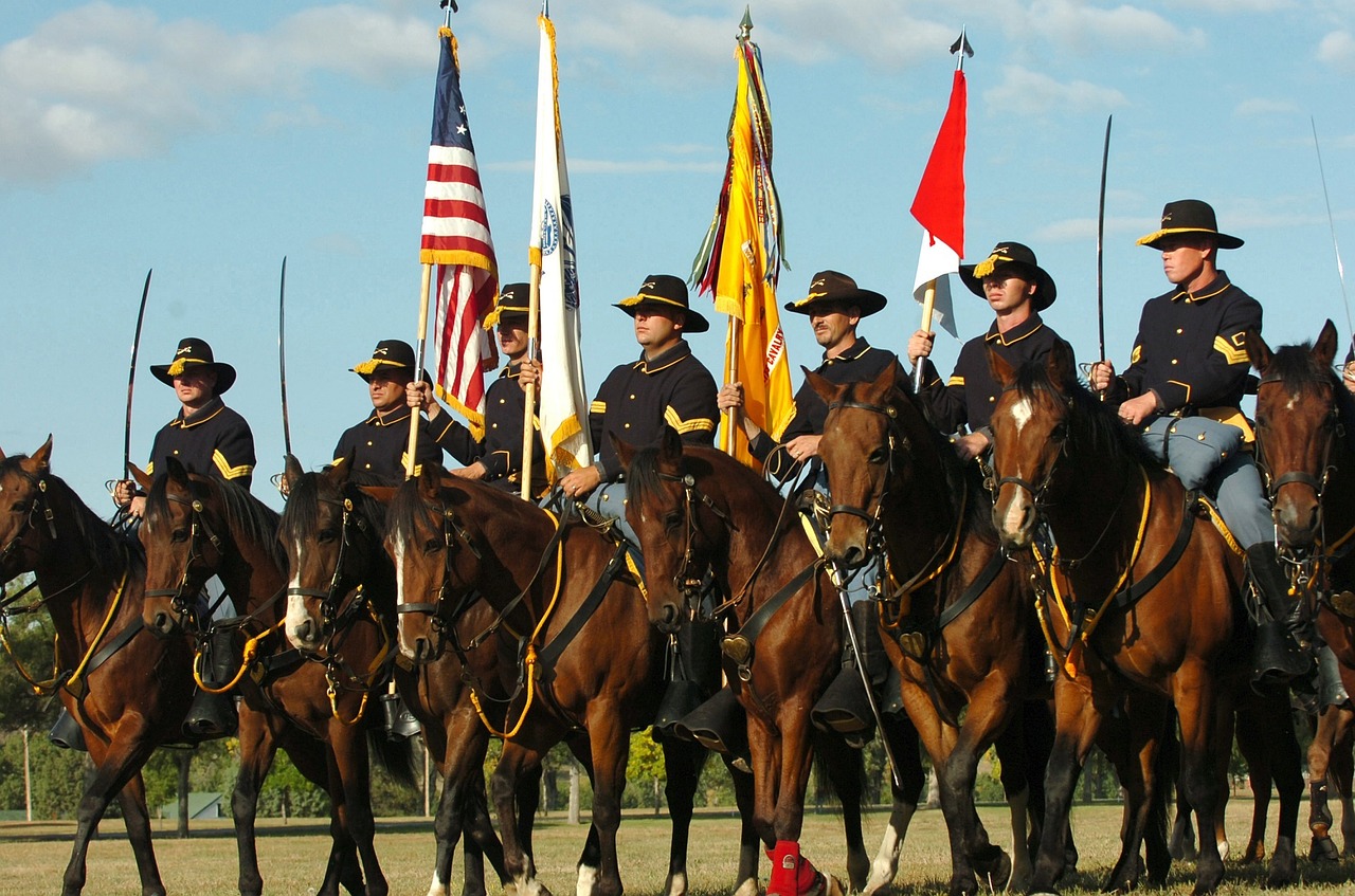 mounted color guard military history free photo