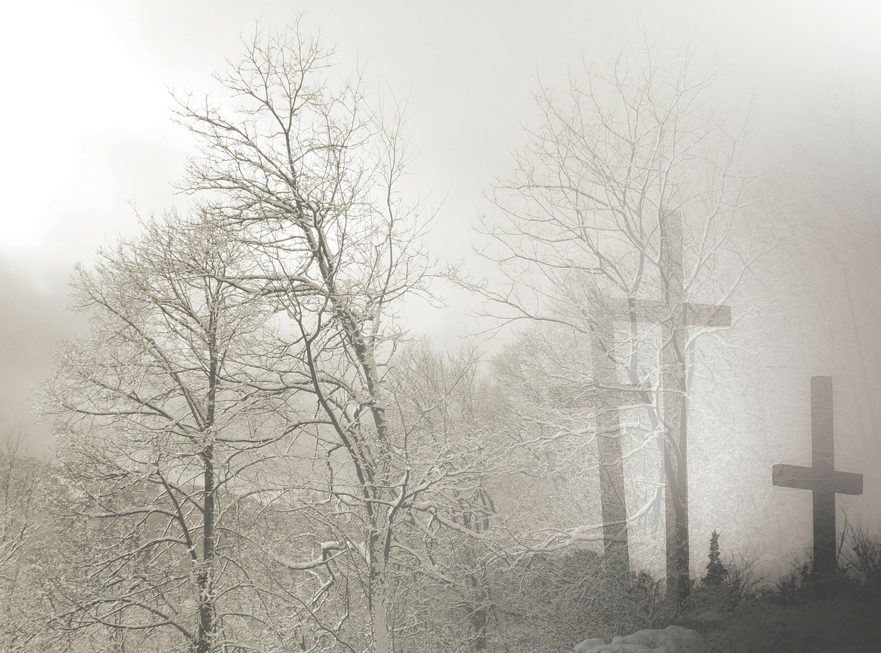 mourning graves cemetery free photo