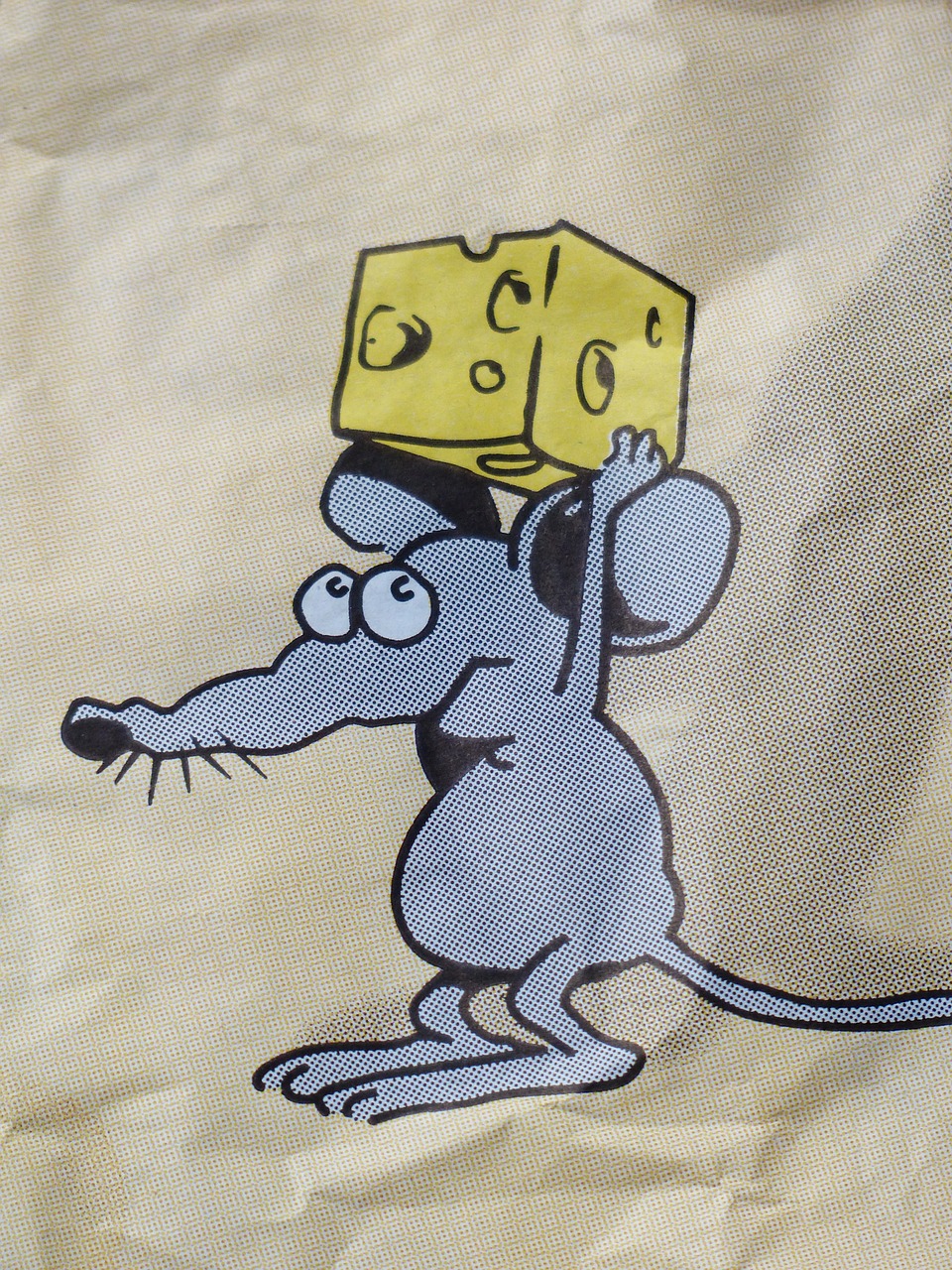 mouse cheese stolen free photo