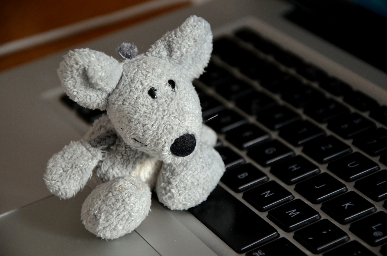 mouse soft toy computer free photo