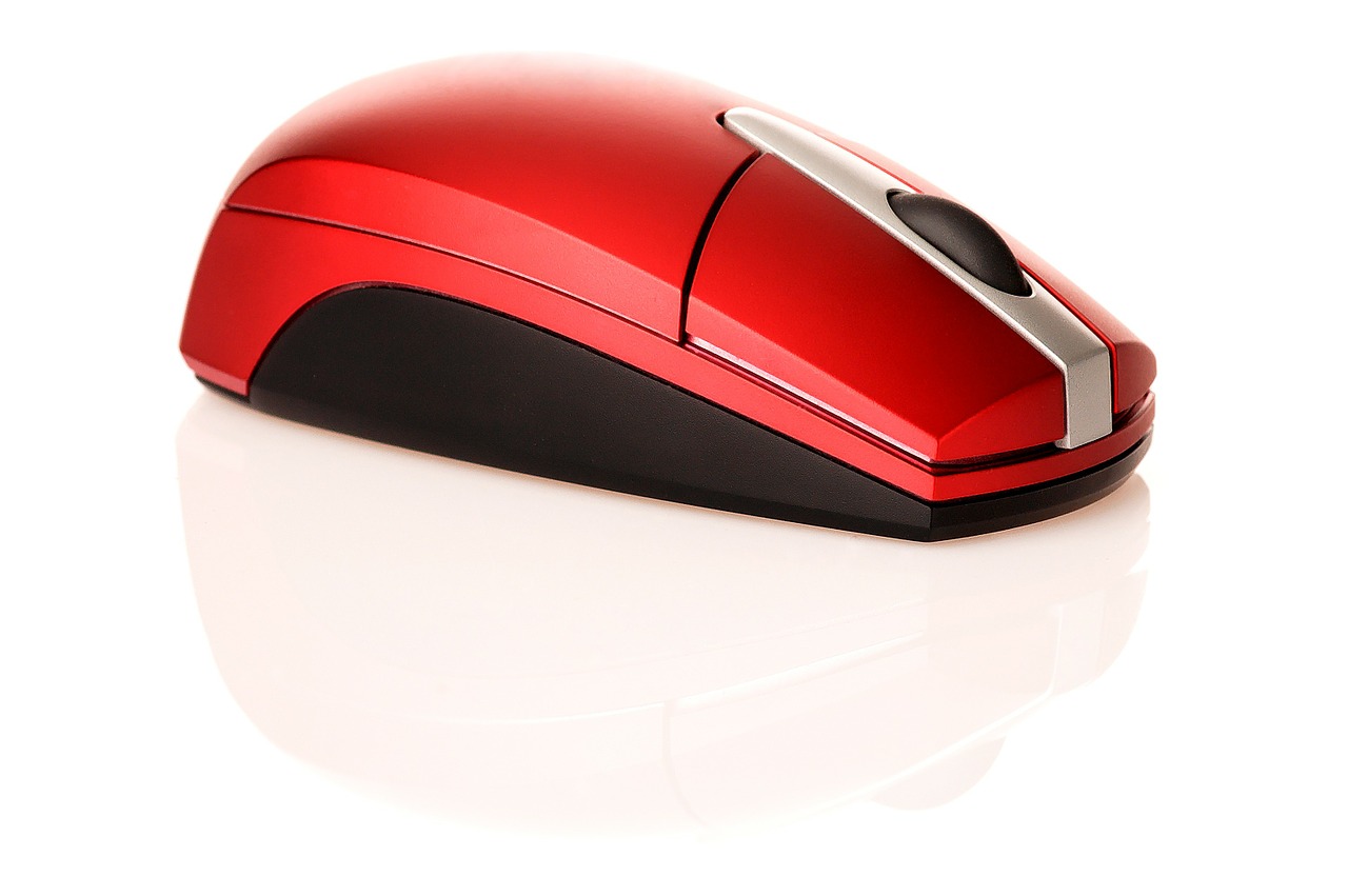 mouse red computer free photo