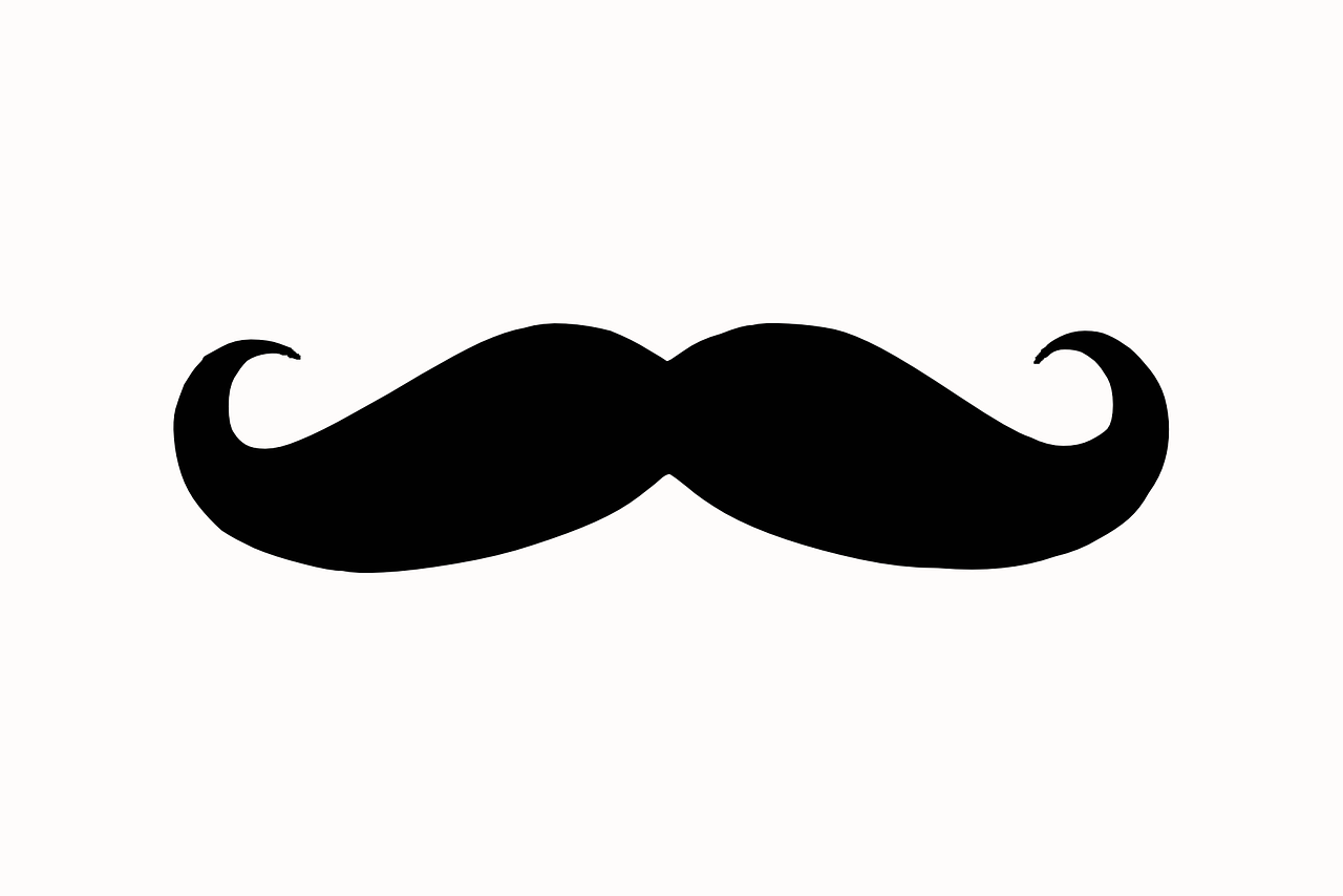 Download free photo of Moustache,silhouette,face,hair,facial - from  