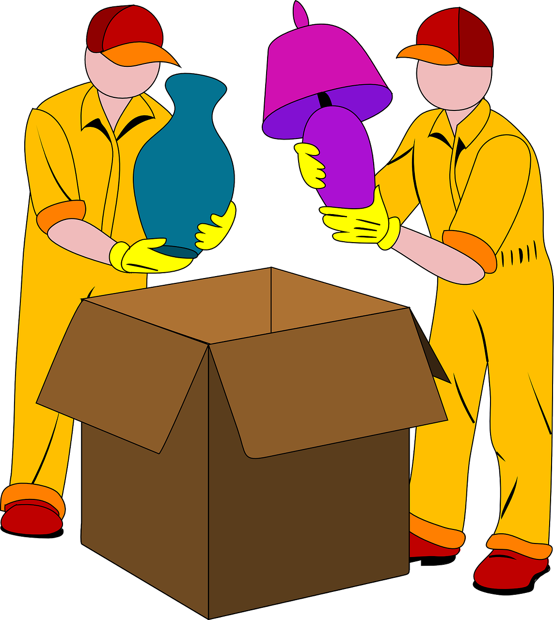 movers packing box free photo