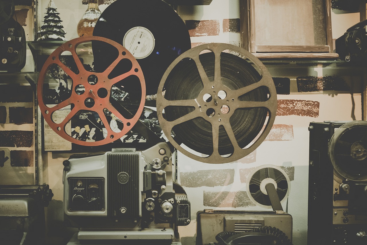 movie reel projector free photo