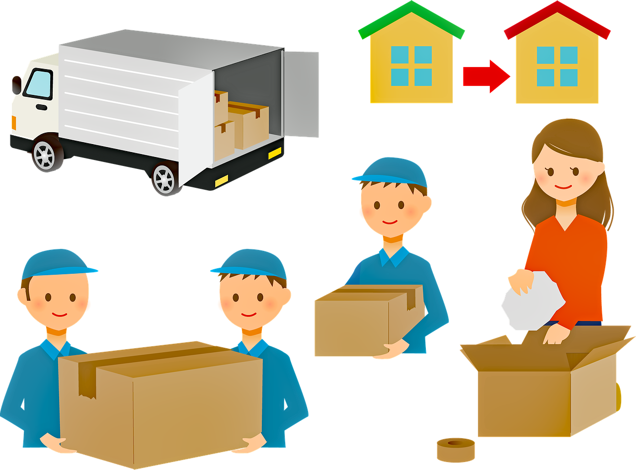 moving  boxes  mover free photo