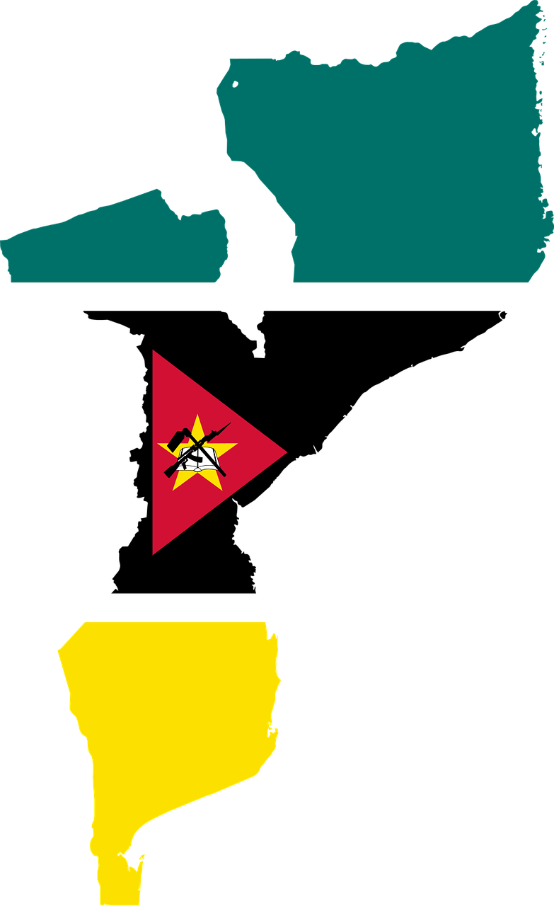mozambique flag map free photo