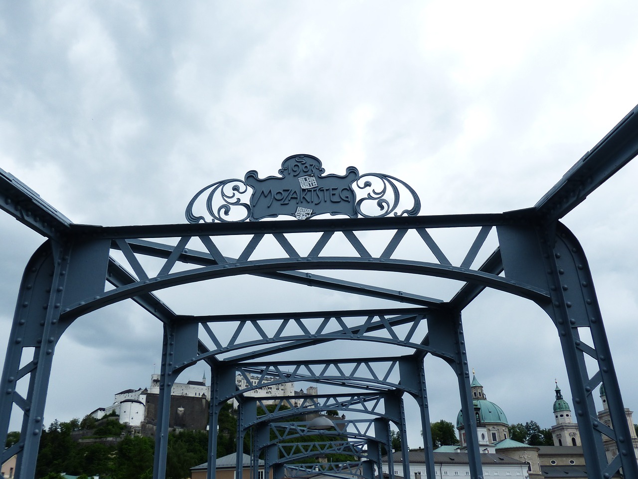 mozartsteg bridge web free photo