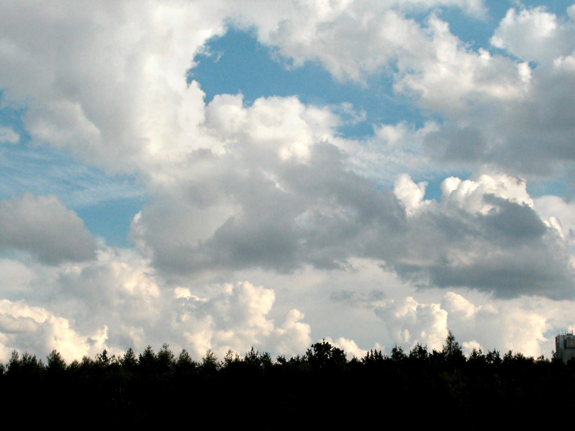 clouds sky horizon free photo