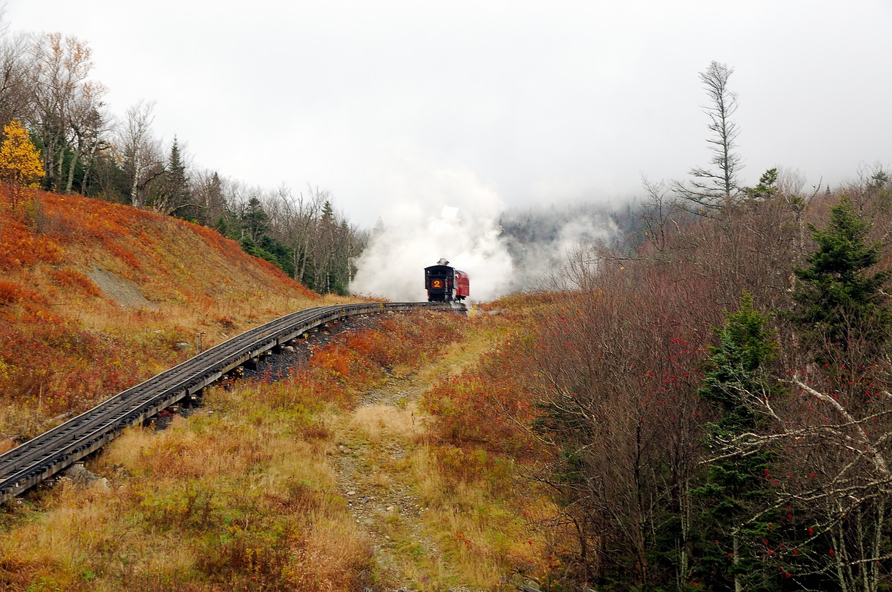 mt washington steam locomotive free photo