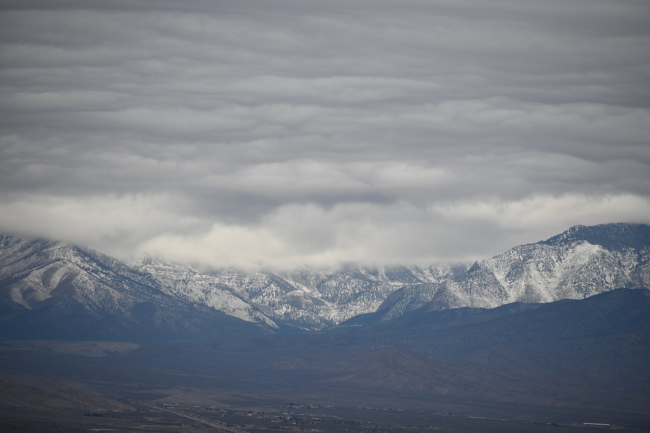 mt  charleston  snow covered free photo