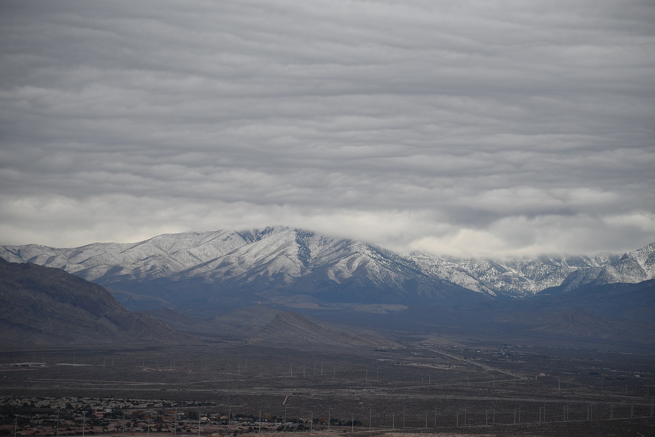 mt  charleston  snow covered free photo