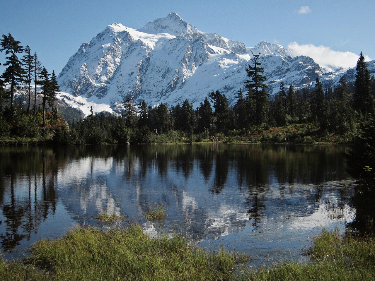 mt baker mountain washington free photo