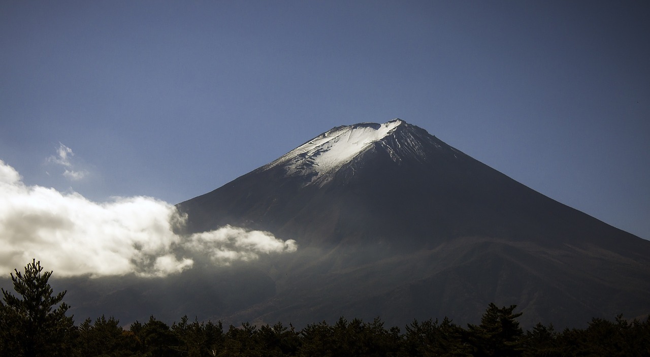 mt fuji volcano japan free photo