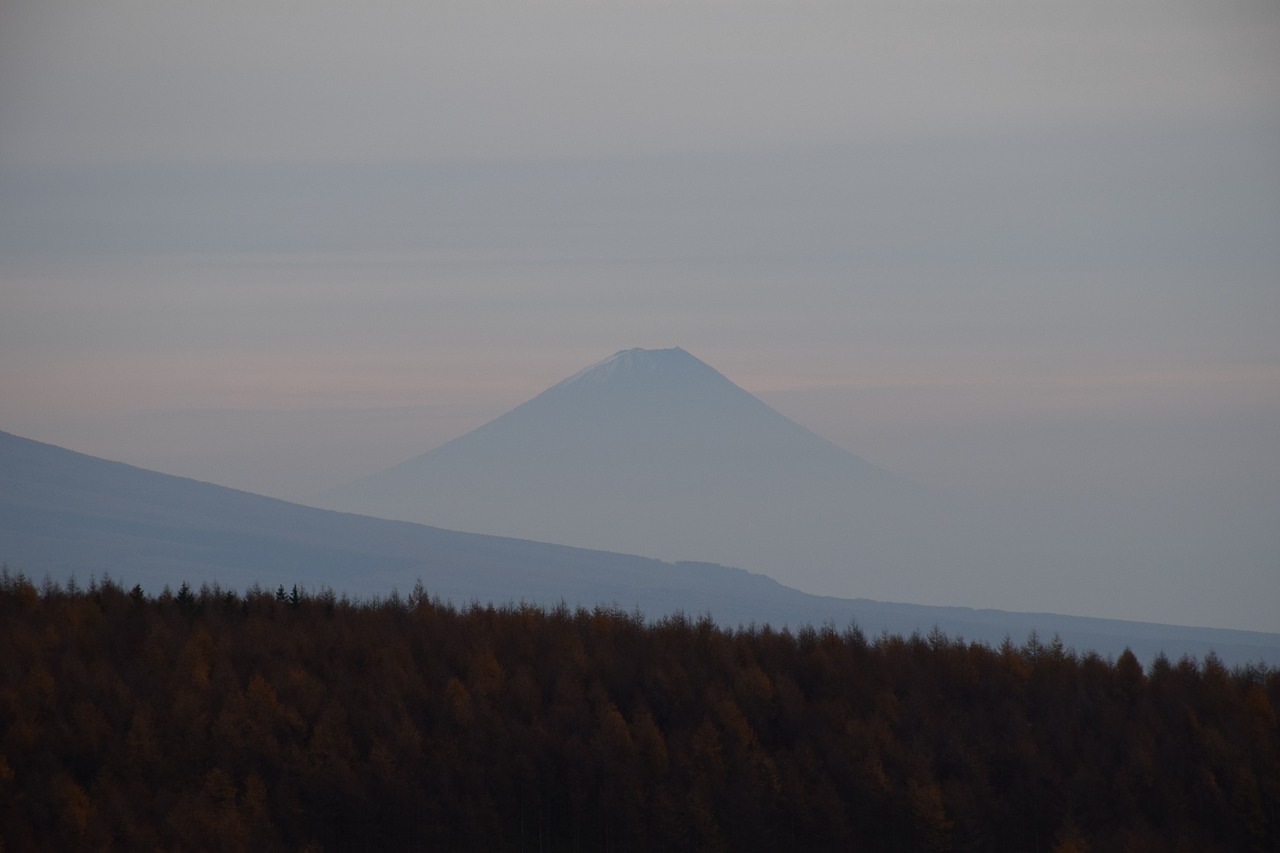 mt fuji sky world heritage site free photo