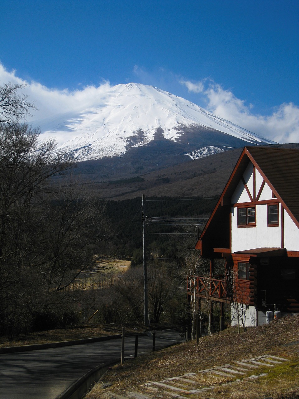 mt fuji villa mountain hut free photo