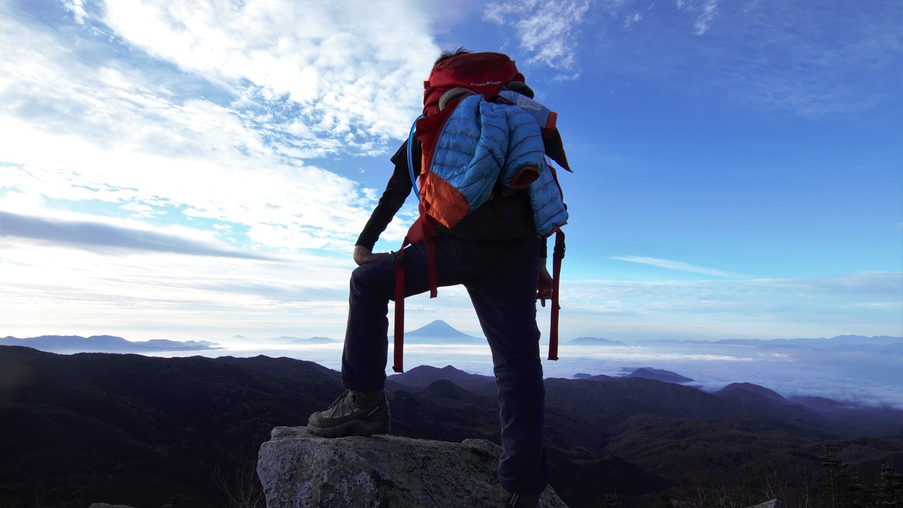 mt fuji mountain climbing hiking free photo