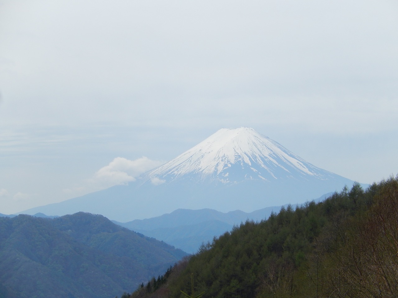 mt fuji  natural  mountain free photo