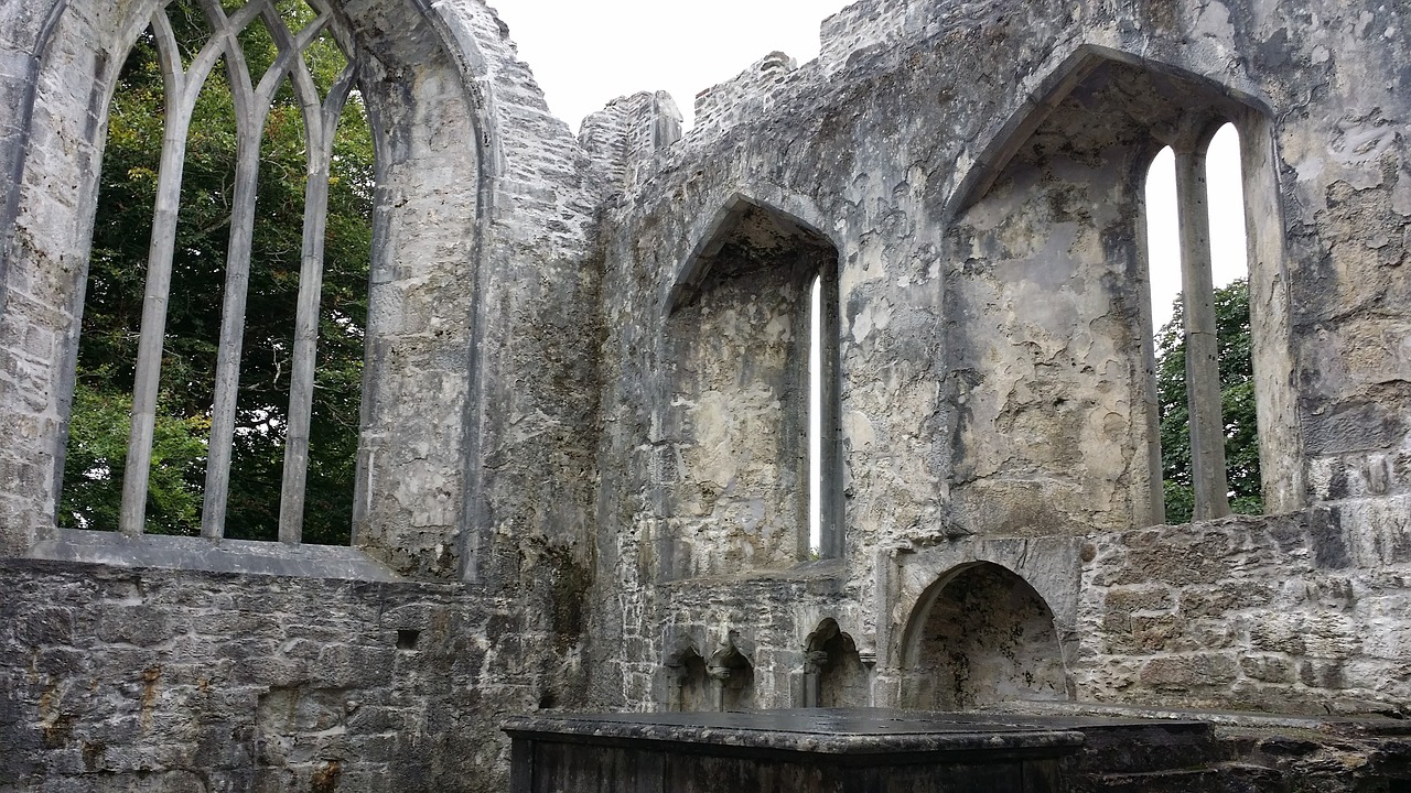 muckross abbey abbey killarney free photo
