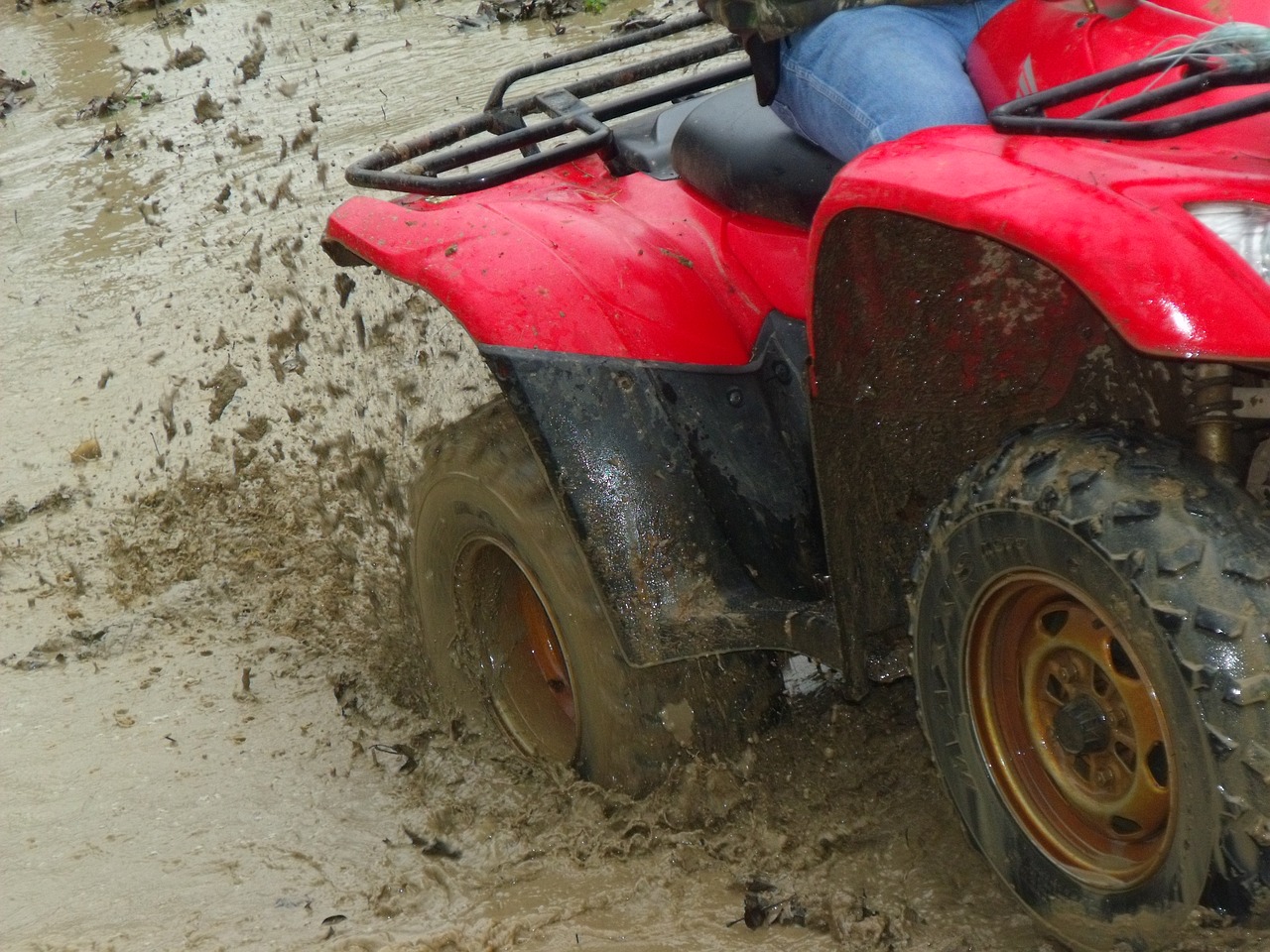 mud dirt 4-wheeler free photo