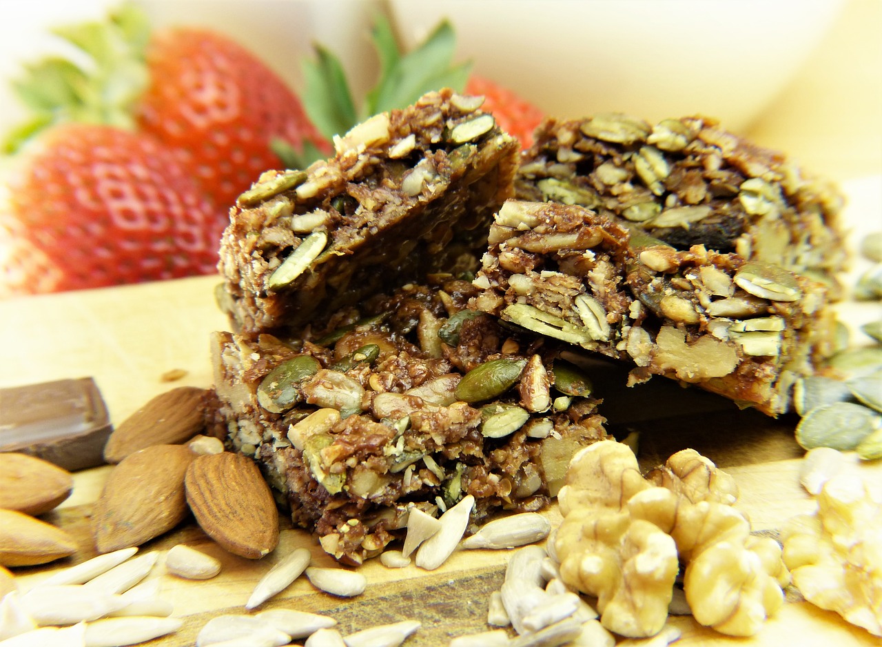 muesli granola bars cereals free photo