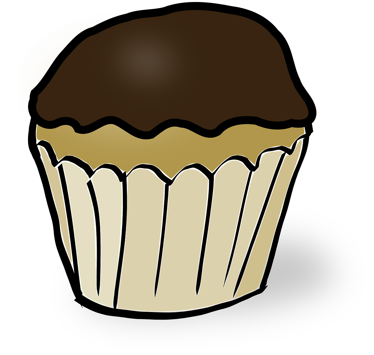 muffin chocolate cupcake free photo