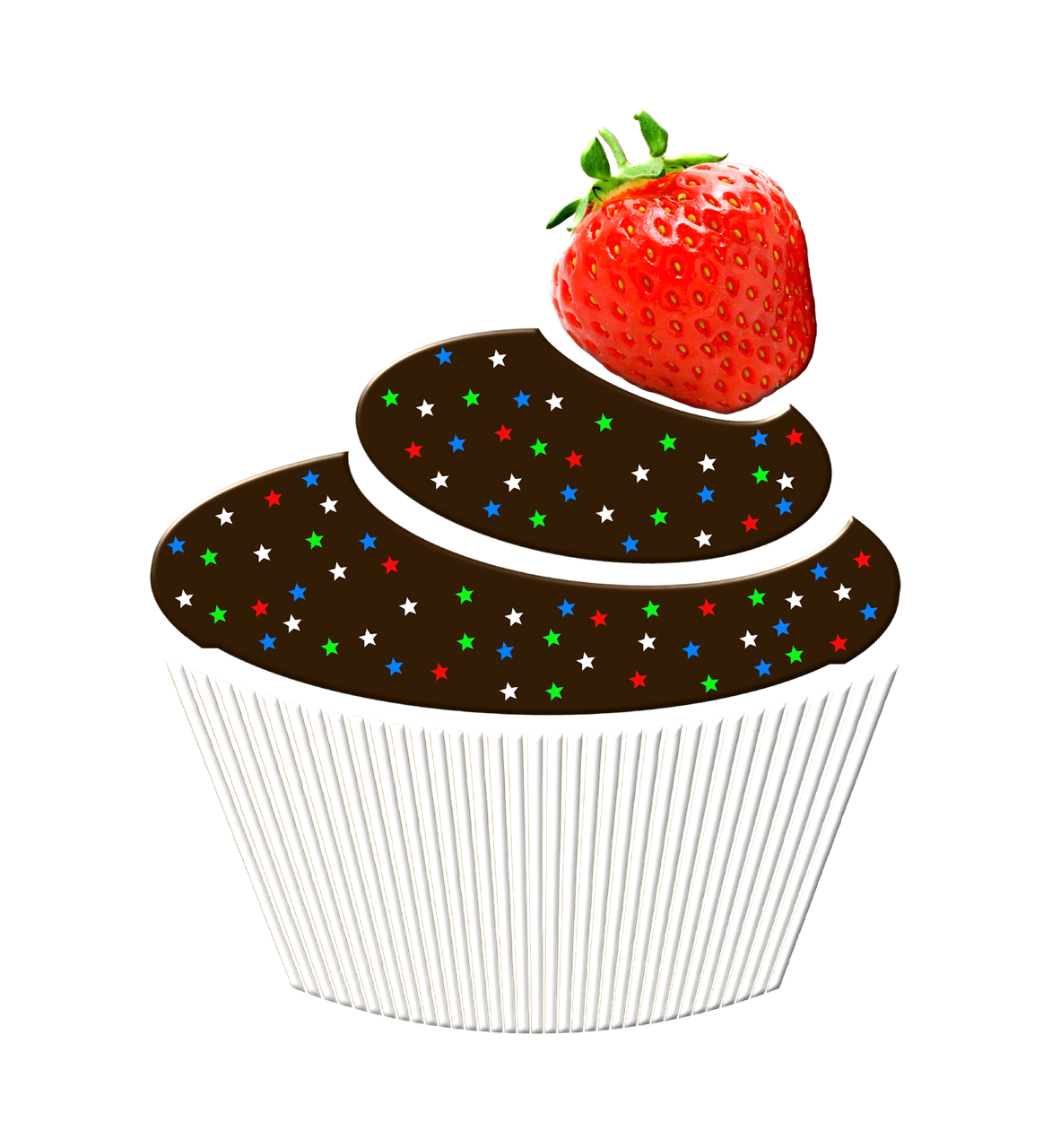 muffin fruit strawberry free photo