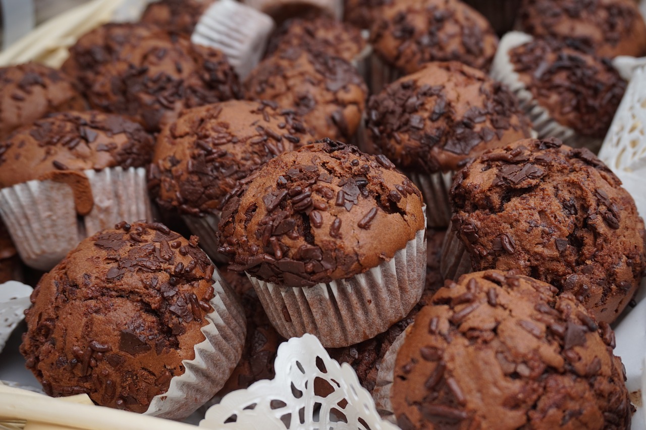 muffins  sweet  chocolate free photo