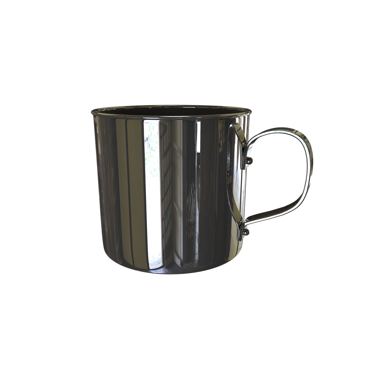 Декоративная Кружка из нержавейки. Чашка из нержавеющей стали 304. Metal Cup asda. Metal cup