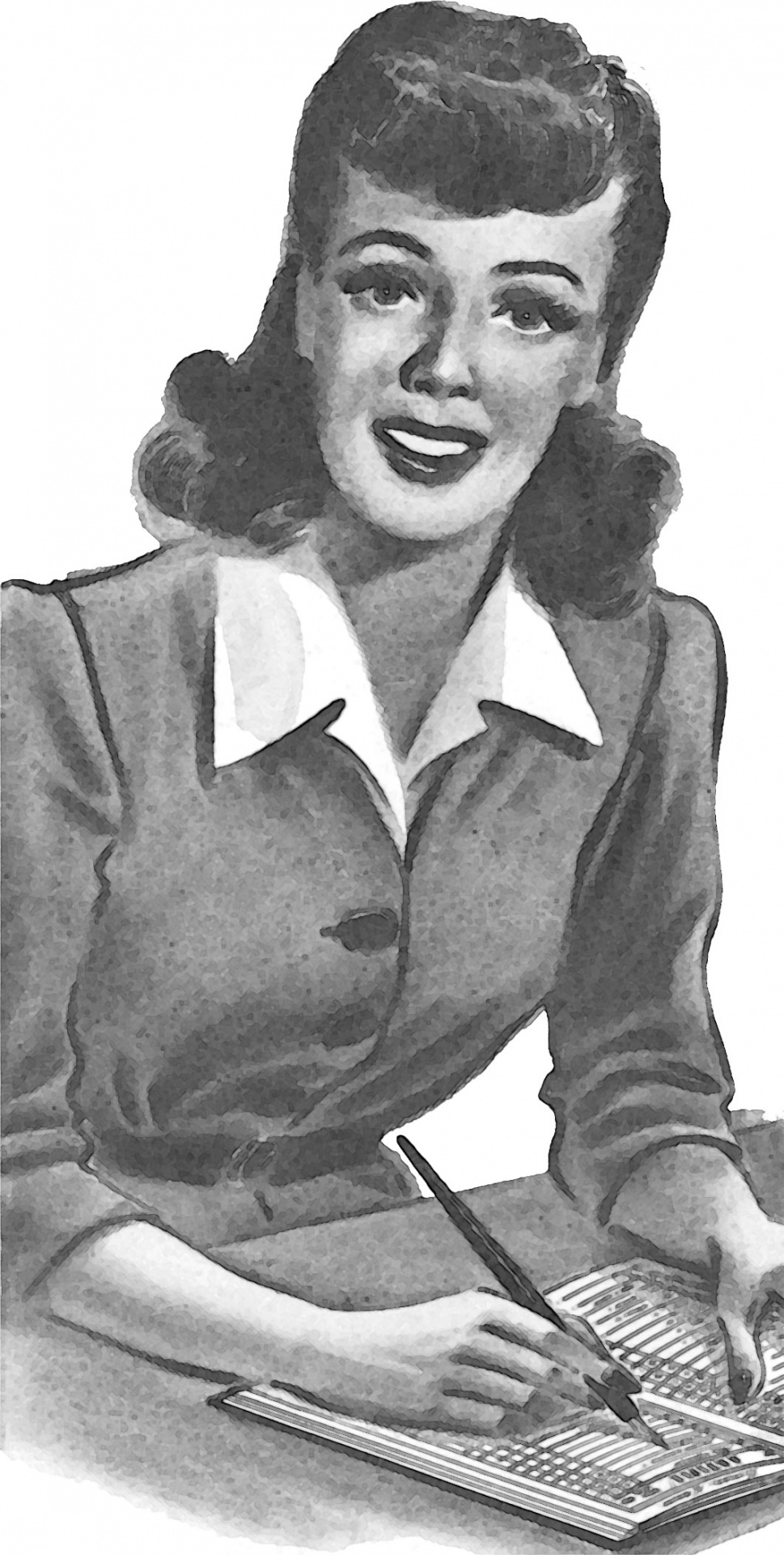 woman vintage brunette free photo