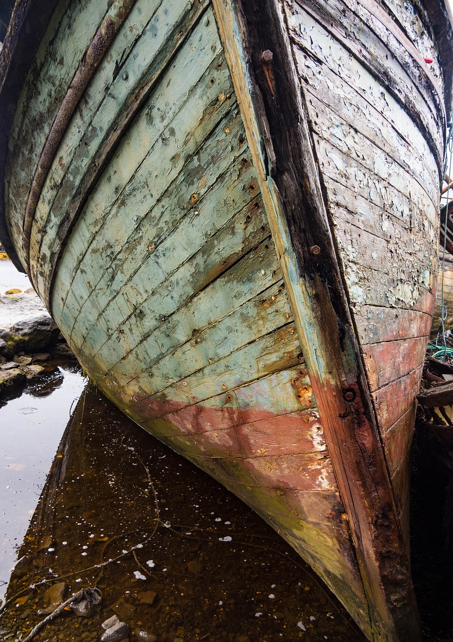 mull wreck boat free photo