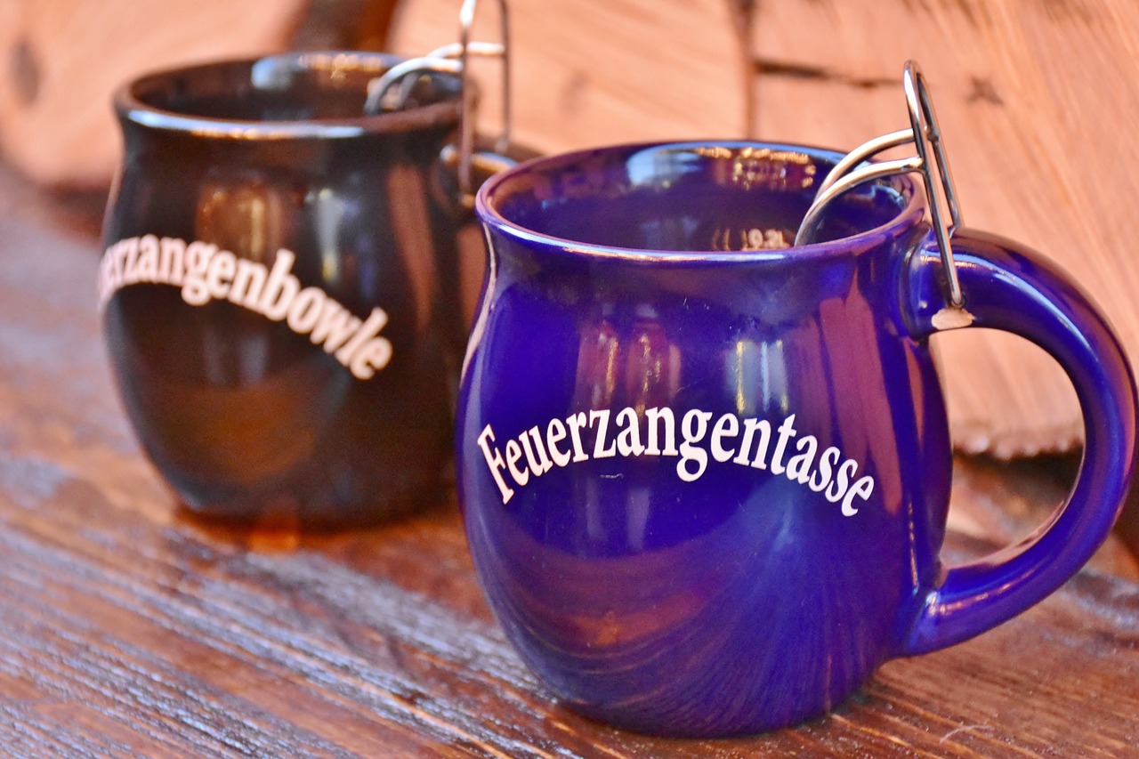 mulled wine christmas market feuerzangenbowle free photo