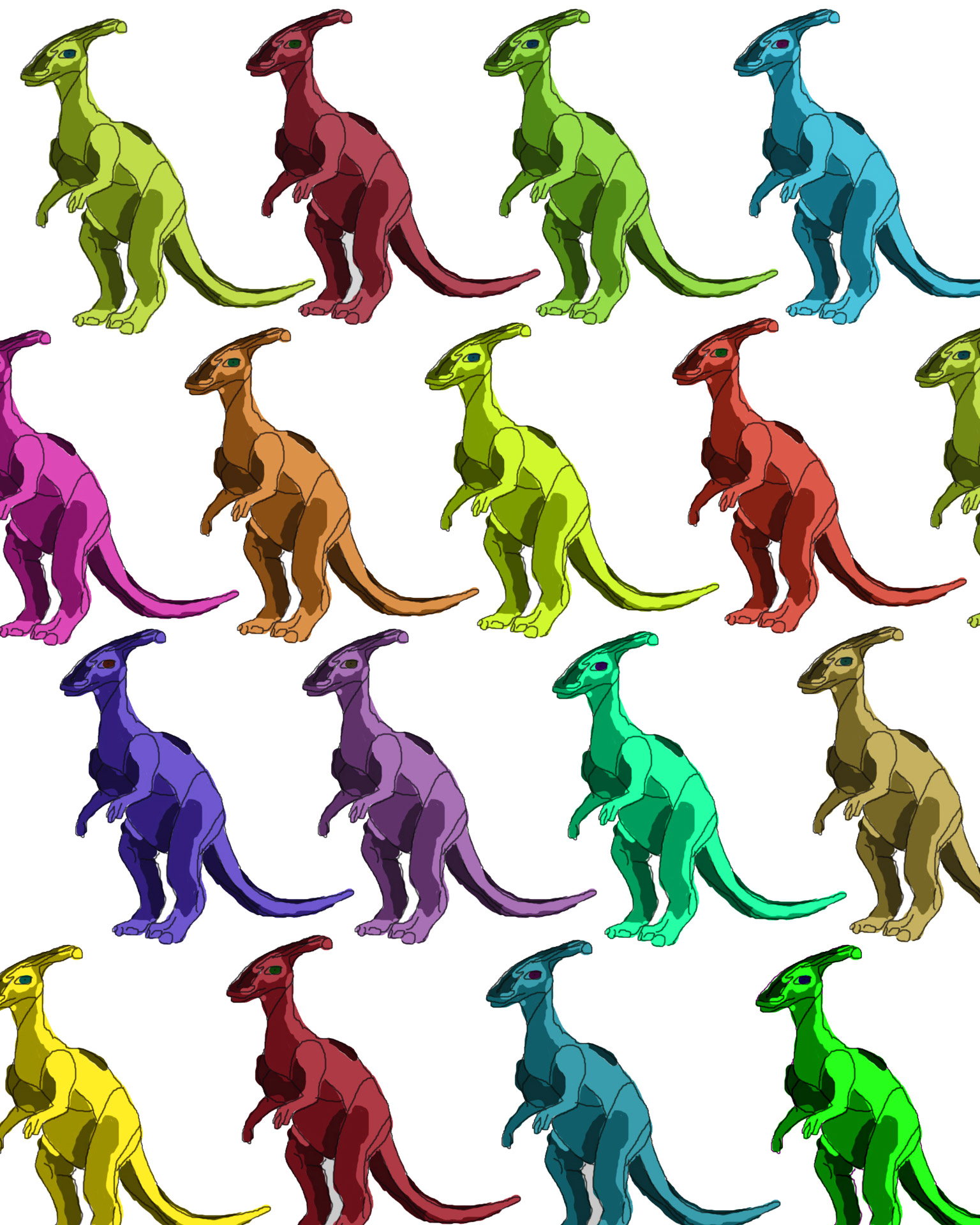 multicolor rainbow dinosaur free photo