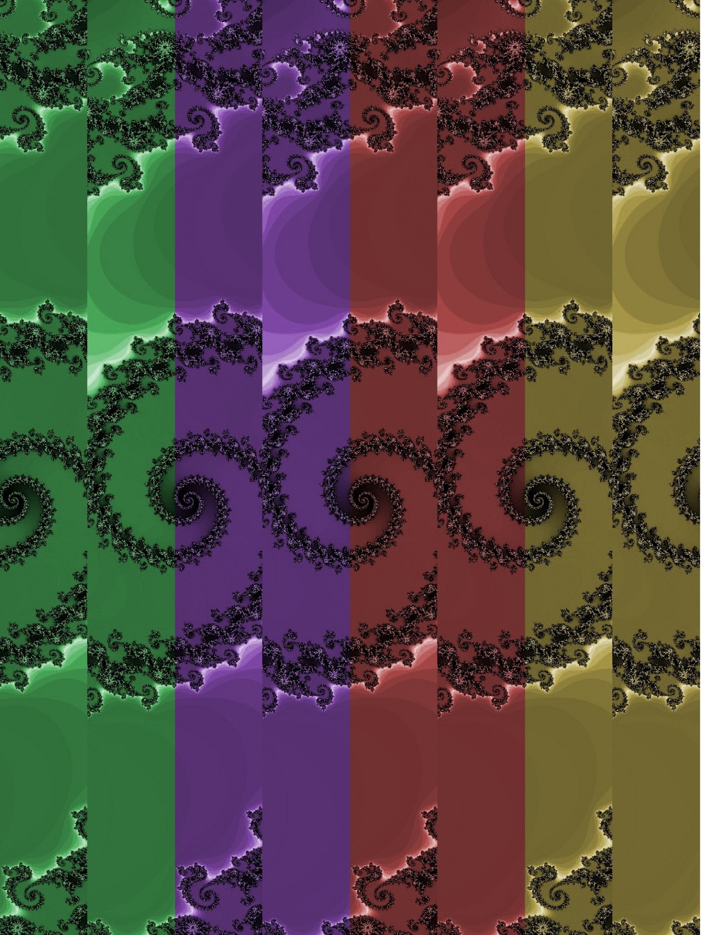 pattern fractal multicolor free photo