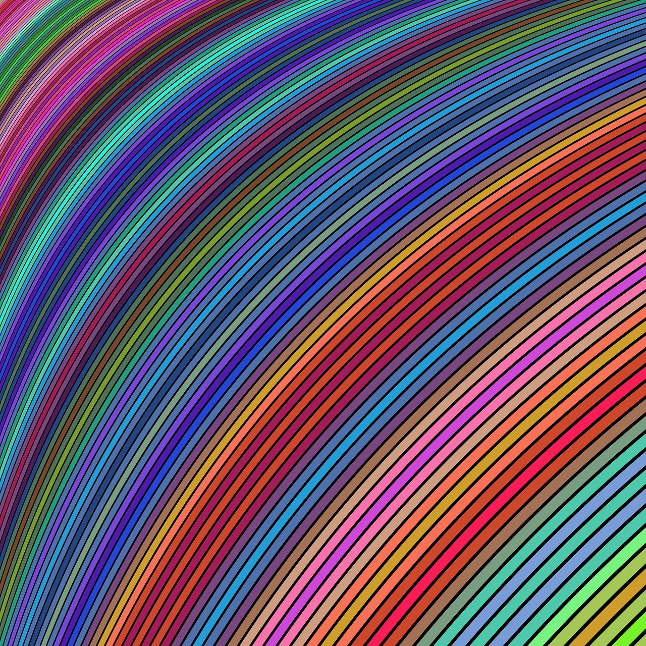 multicolored stripe curve free photo