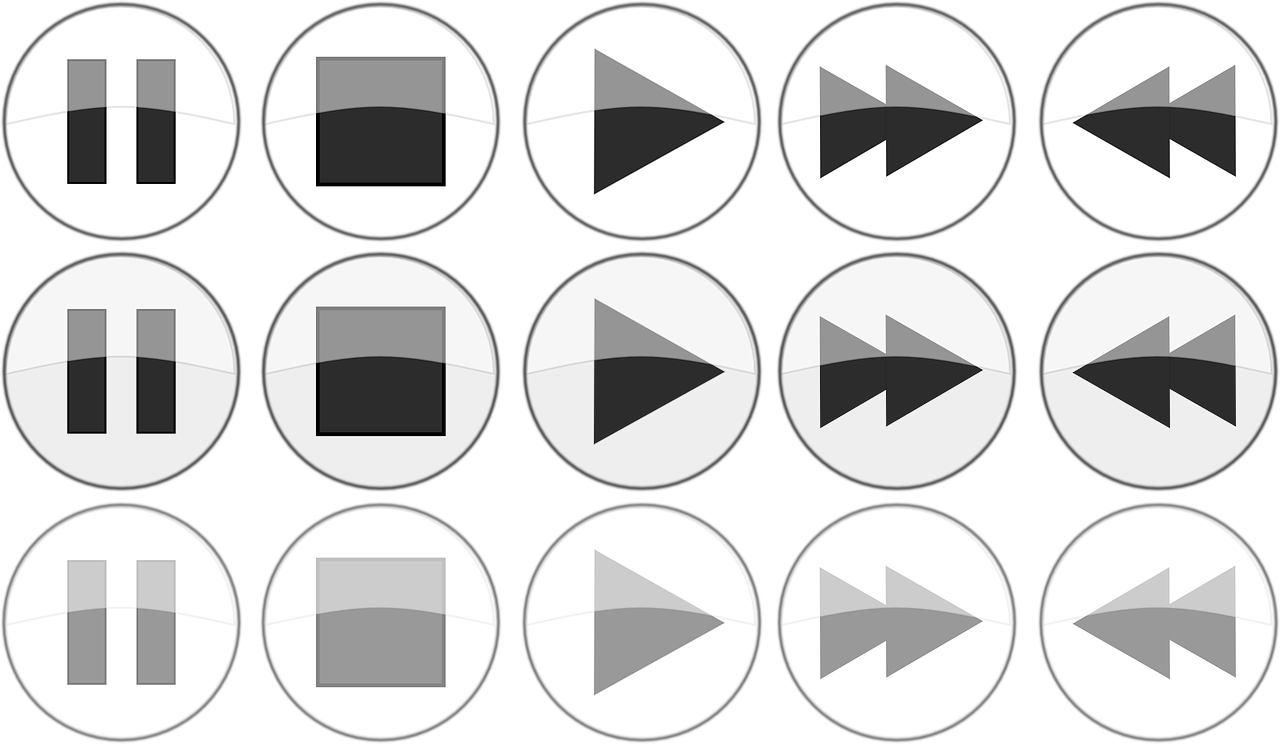 multimedia buttons player free photo