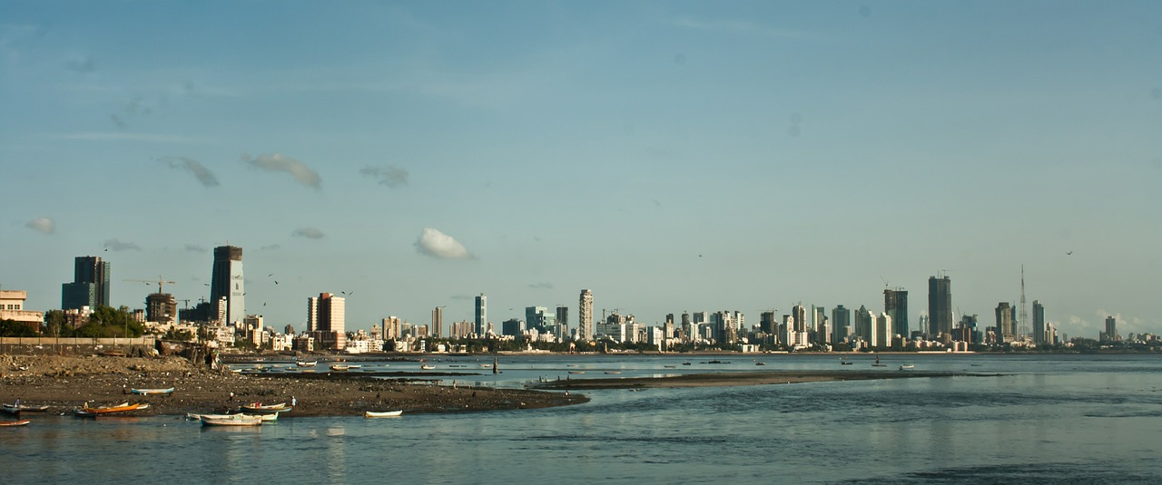 mumbai bombay skyline free photo