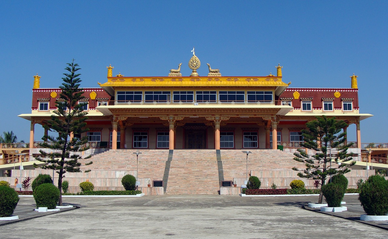 mundgod mini tibet monastery free photo