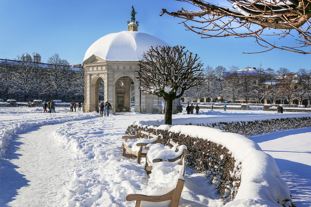 munich english garden monopteros free photo