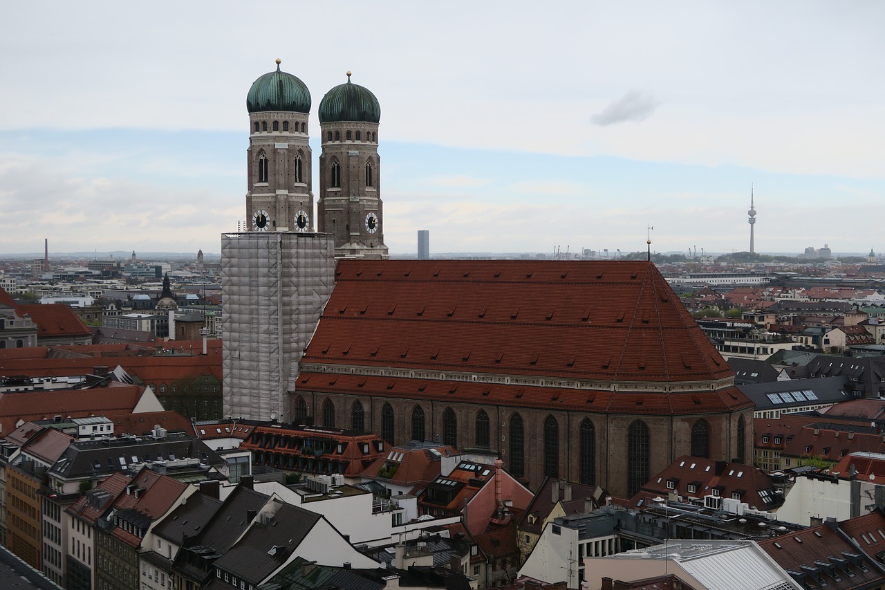 munich church towers free photo