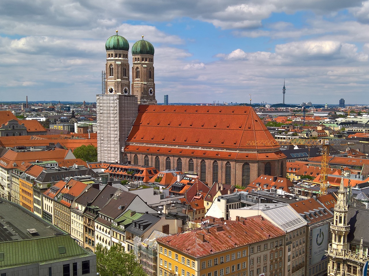 munich cathedral of our lady frauenkirche free photo