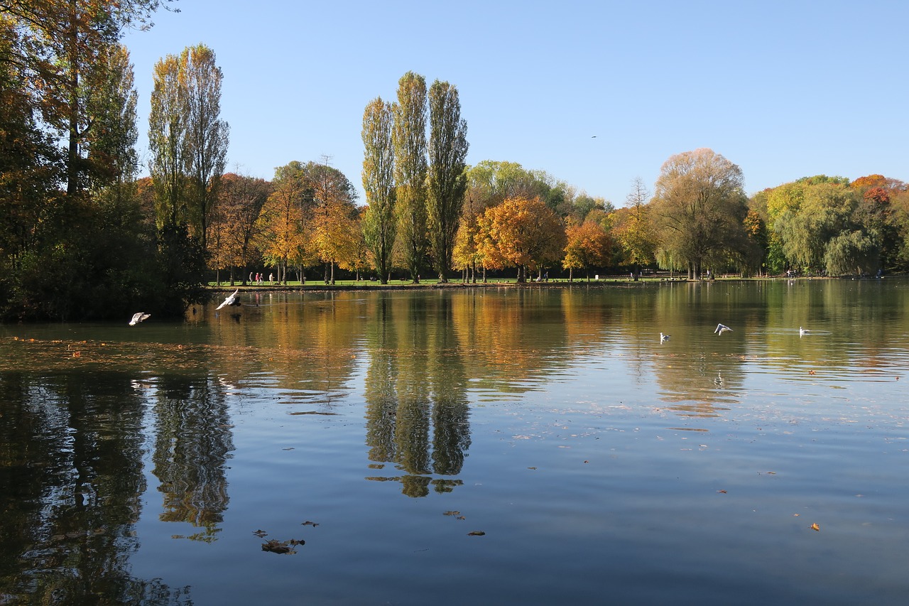 munich english garden seehaus free photo